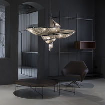 Lampadario moderno / in metallo / contract...