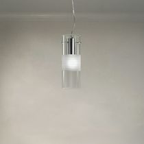 Lampada a sospensione / in vetro / moderna...