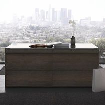 Cassettone moderno / in legno laccato /...