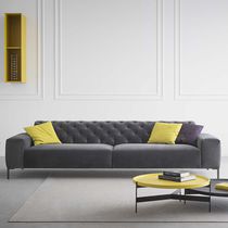 Divano modulare / d'angolo / moderno / beige