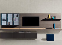 Parete attrezzata TV moderno / in legno...
