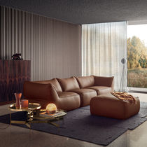 Divano modulare / d'angolo / moderno / giallo