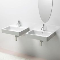 Lavabo sospeso / rettangolare / in ceramica...