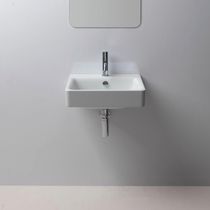 Lavabo sospeso / rettangolare / in ceramica...