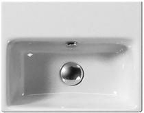 Lavabo sospeso / rettangolare / in ceramica...