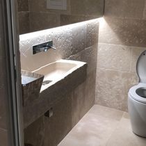 Piano lavabo in pietra naturale / su misura