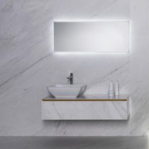 Mobile lavabo a muro / in rovere / in laminato...