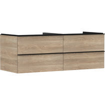 Mobile lavabo a muro / in MDF / in alluminio...