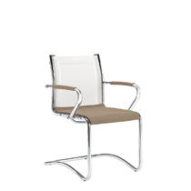 Sedia visitatore moderna / in tessuto /...