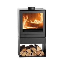 Stufa a legna / in ghisa / 0 - 5 kW / 12...