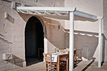 Pergola addossata / in alluminio / in PVC