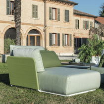 Dormeuse moderno / in tessuto / in alluminio...