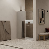 Box doccia in vetro / con sportello battente...