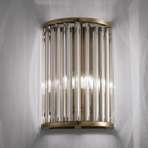 Applique moderna / in bronzo / in cristallo...