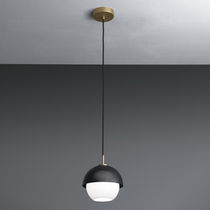 Lampada a sospensione / in ottone / in vetro...