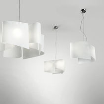 Lampada a sospensione / in cristallo / moderna...