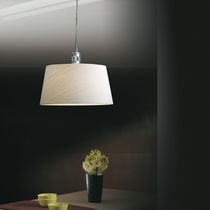 Lampada a sospensione / in tessuto / moderna...