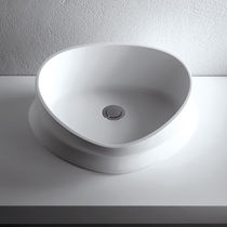 Lavabo da terra / in Solid Surface / senza...
