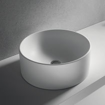 Lavabo da terra / in ceramica / senza foro...