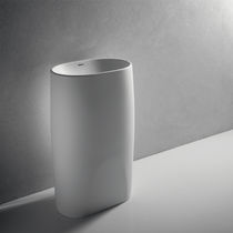 Lavabo da terra / in ceramica / senza foro...