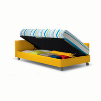 Letto singolo / moderno / imbottito / con...