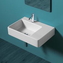 Lavabo sospeso / rettangolare / in ceramica...