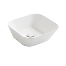 Lavabo da appoggio / quadrato / in ceramica...