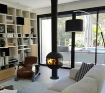 Camino a legna / design originale / da terra...