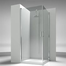 Box doccia in vetro / d'angolo / con sportello...