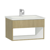 Mobile lavabo sospeso / in rovere / moderno...