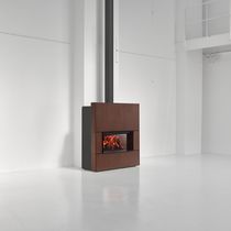 Rivestimento per camini moderno / in acciaio...
