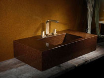 Lavabo da appoggio / rettangolare / in quarzo...