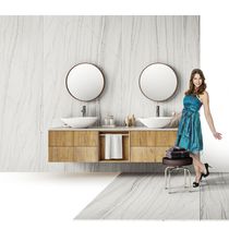 Piano lavabo doppio / in gres porcellanato