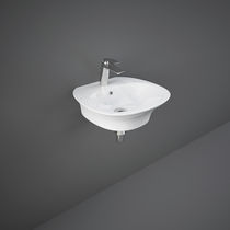 Lavabo sospeso / in ceramica / 1 foro /...