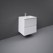 Lavabo da semincasso / in ceramica / rettangolare...