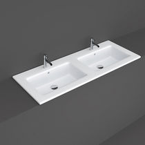 Lavabo drop-in / rettangolare / in ceramica...