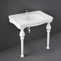 Lavabo da appoggio / in ceramica / ovale...