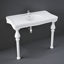 Lavabo consolle / in ceramica / rettangolare...