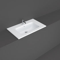 Lavabo drop-in / in ceramica / rettangolare...
