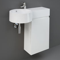 Lavabo sospeso / in ceramica / moderno /...