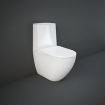 WC monoblocco / filomuro / in ceramica /...