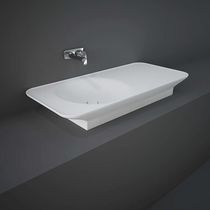 Lavabo da appoggio / in ceramica / 1 foro...
