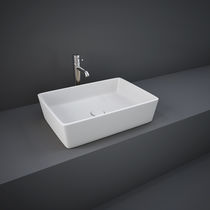 Lavabo da appoggio / in ceramica / rettangolare...