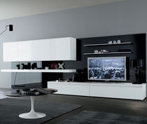 Parete attrezzata TV moderno / in legno...