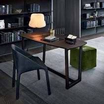 Scrivania impiallacciata in legno / in MDF...