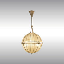 Lampada a sospensione / in seta / Art Deco...