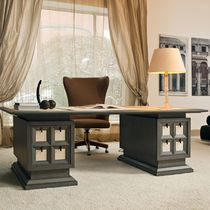 Scrivania classica / in ciliegio / modulabile