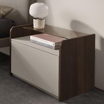 Comodino moderno / in legno / in vetro temprato...