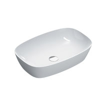 Lavabo da appoggio / in ceramica / rettangolare...