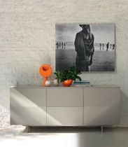 Credenza moderna / in legno / bianca / marrone